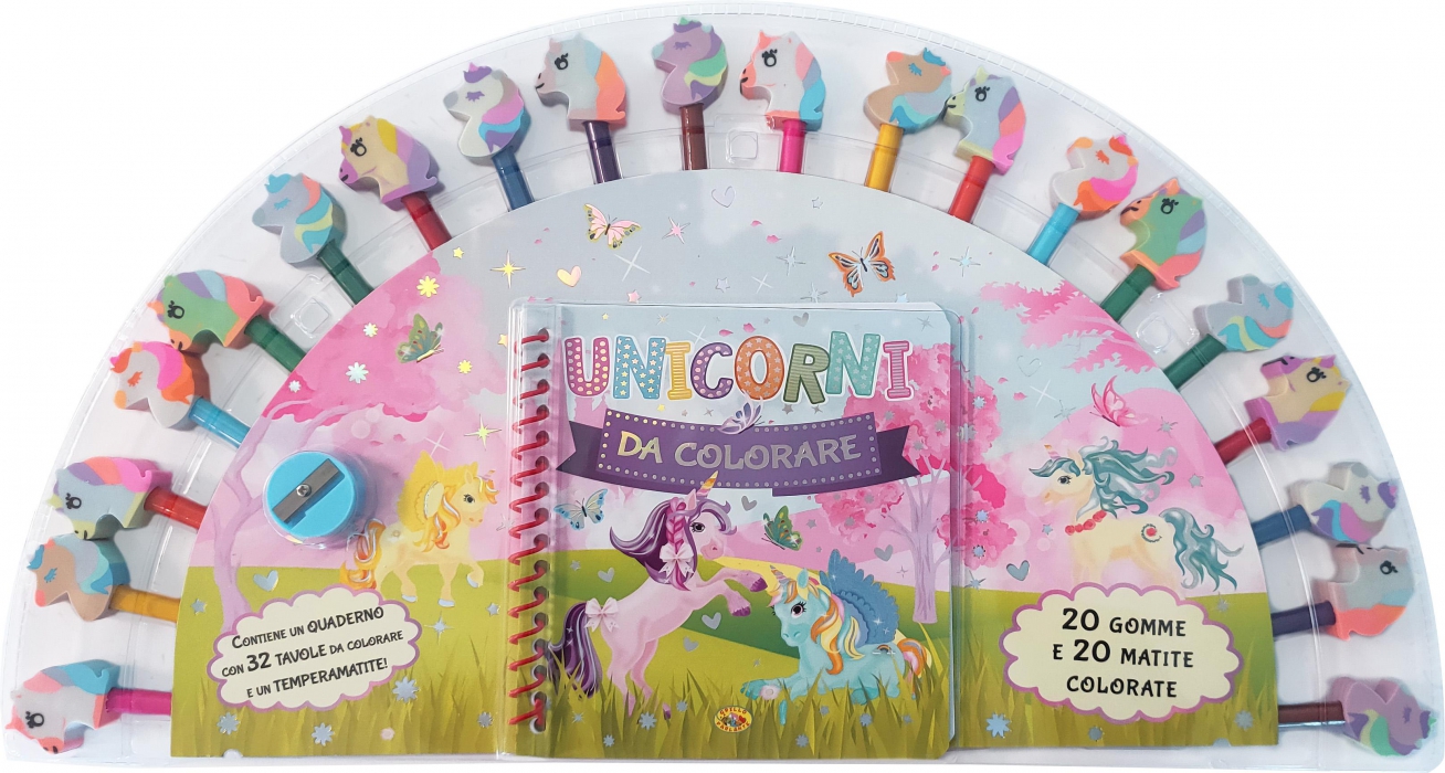 Copertina de UNICORNI DA COLORARE