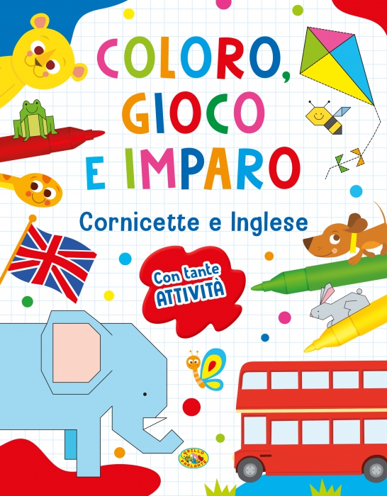 Copertina de COLORO, GIOCO E IMPARO - CORNICETTEE INGLESE