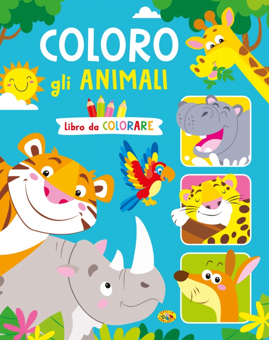 Copertina de COLORO GLI ANIMALI