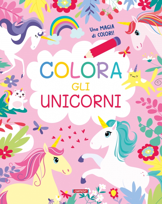 Copertina de COLORA GLI UNICORNI