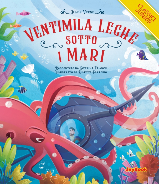 Copertina de VENTIMILA LEGHE SOTTO I MARI