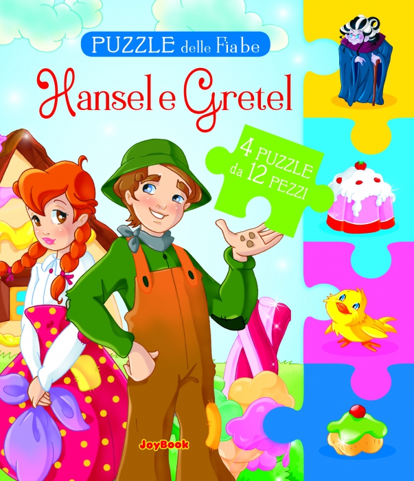 Copertina de HANSEL E GRETEL-PUZZLE DELLE FIABE