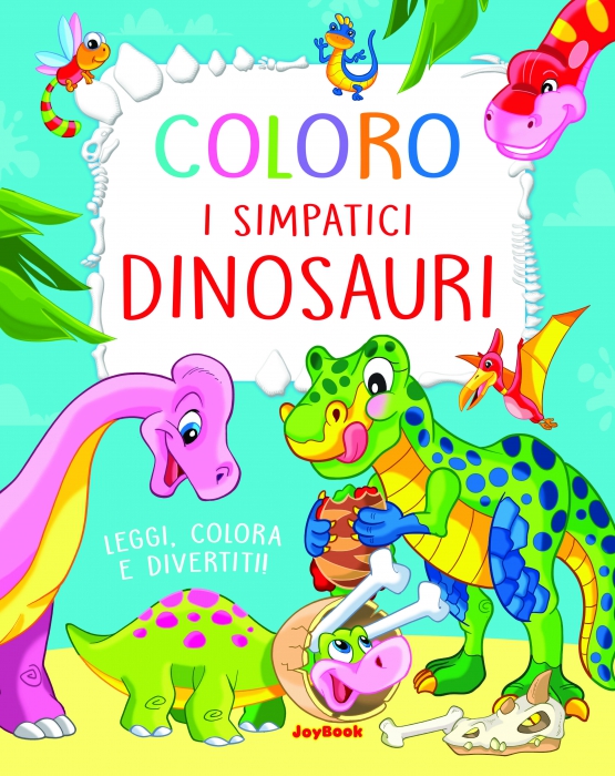 Copertina de COLORO I SIMPATICI DINOSAURI