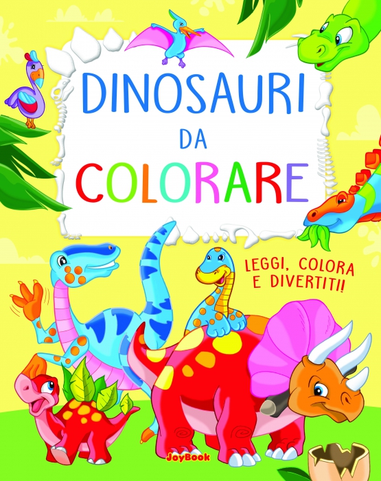 Copertina de DINOSAURI DA COLORARE