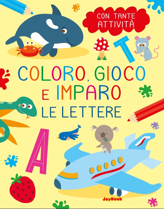 Copertina de COLORO, GIOCO E IMPARO - LE LETTERE