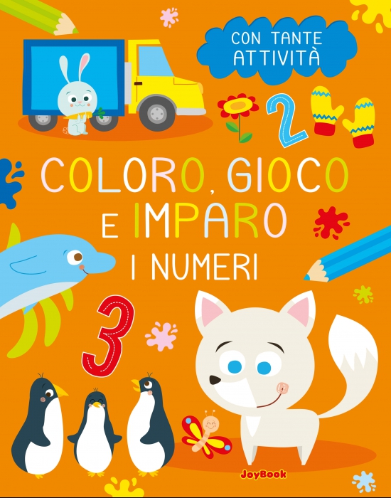 Copertina de COLORO, GIOCO E IMPARO - I NUMERI