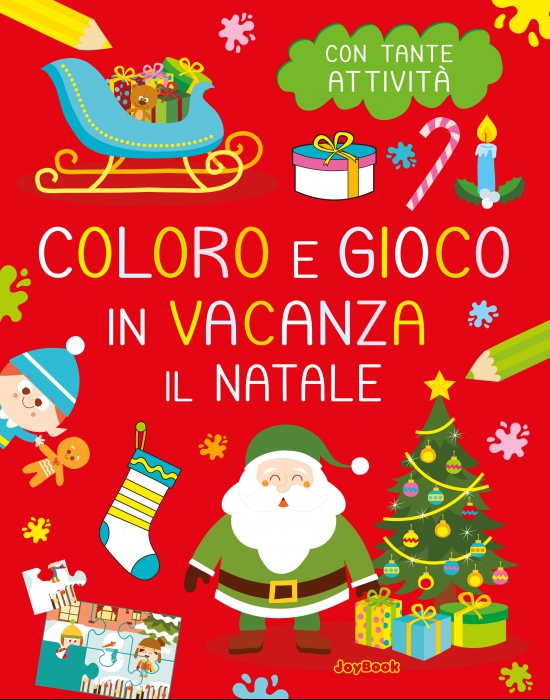 Copertina de COLORO E GIOCO IN VACANZA - IL NATALE