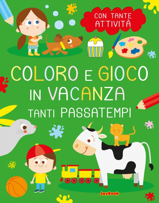 Copertina de COLORO E GIOCO IN VACANZA - TANTI PASSATEMPI