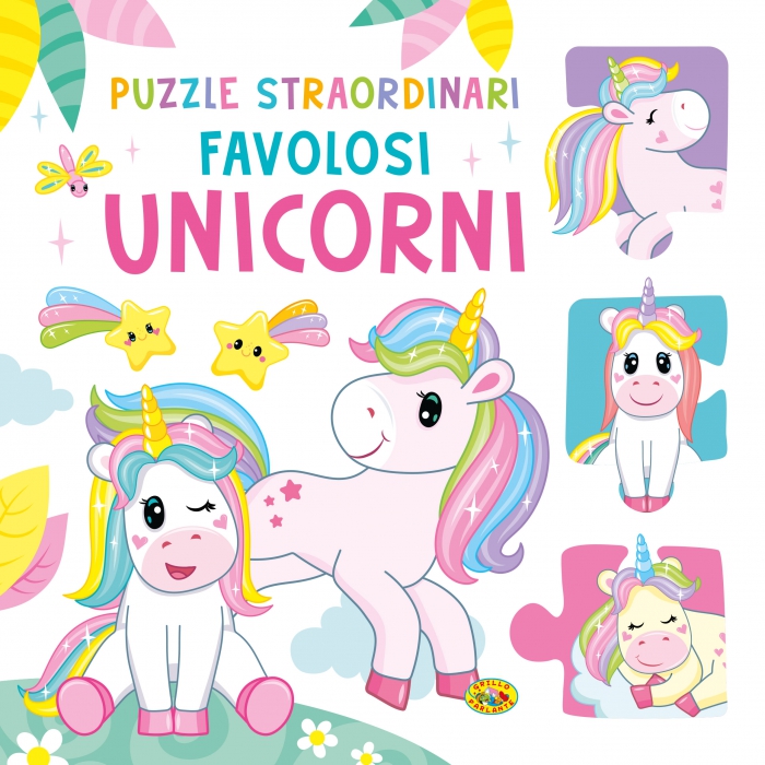 Copertina de FAVOLOSI UNICORNI - PUZZLE
